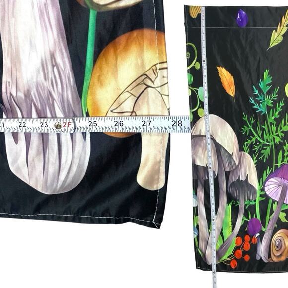 Snail Mushroom‎ Garden Flag 28x39 Fairycore Fairy Whimsigoth Goblincore Nature - Picture 2 of 9